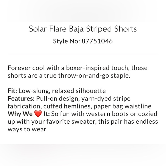 Brand New Free People Solar Flare Baja Striped Shorts - Picture 2 of 5